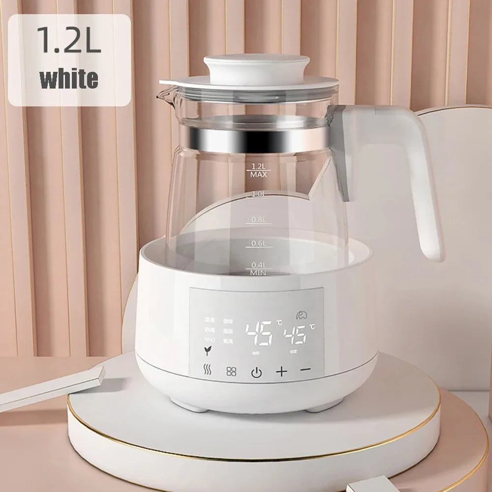 1.2L Electric Water Kettle Infant Thermostatic Milk Regulator Baby Kettle Keep Warm 24 Hours Smart Insulation Pot Milk Warmer